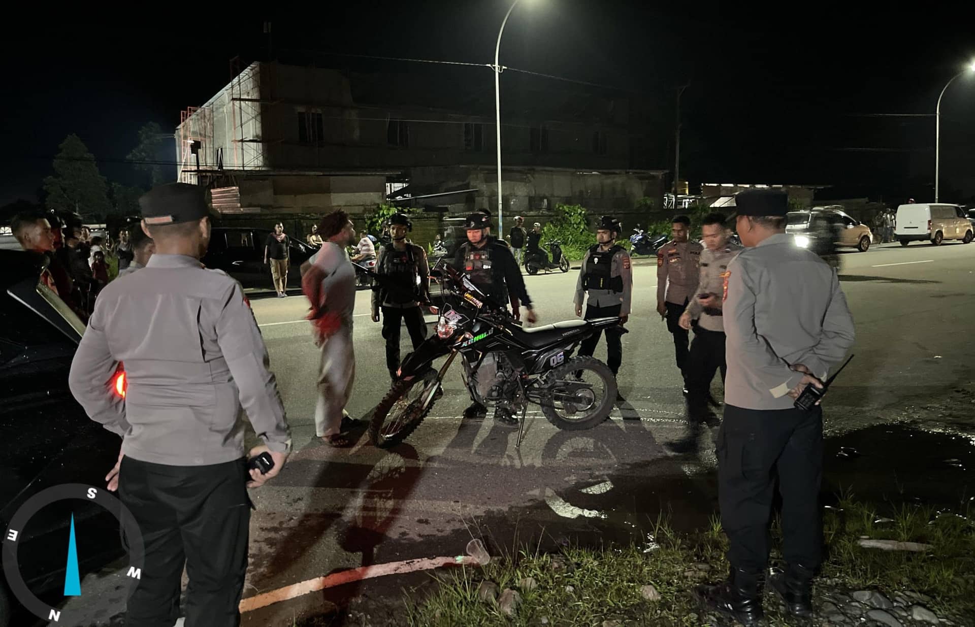 Ilustrasi berita Mimika: Jaga Kondusifitas, Polres Mimika Lakukan Patroli Malam