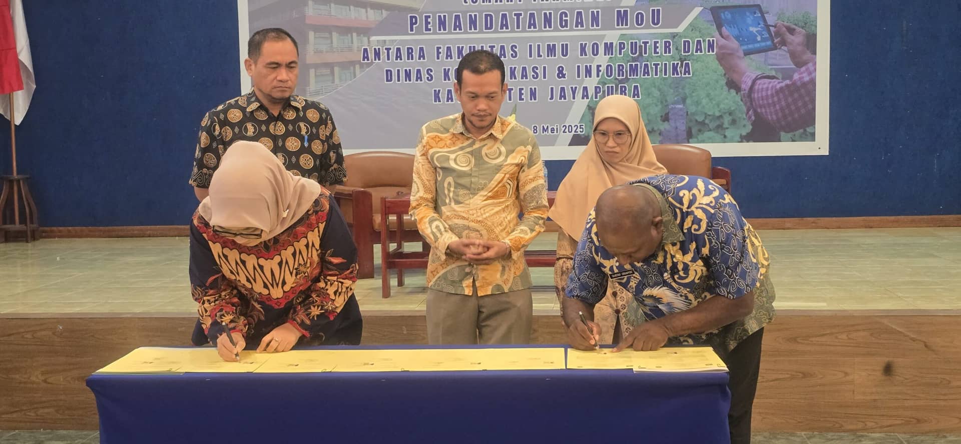 Ilustrasi berita JAYAPURA: Perkuat Kerjasama, Diskominfo Jayapura Lakukan MoU Dengan Uniyap Papua