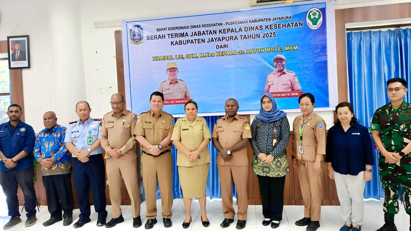 Ilustrasi berita BERITA UTAMA: Sertijab Plt Kadinkes Kabupaten Jayapura, dr. Anton Mote: Akan Tingkatkan Pelayanan