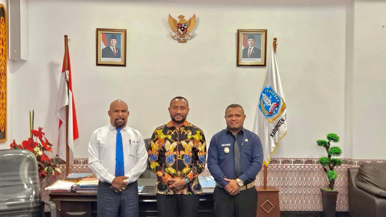 Ilustrasi berita JAYAPURA: Pemkab Jayapura Terima Kunker Anggota DPR RI Yan Mandenas Ini yang Dibahas