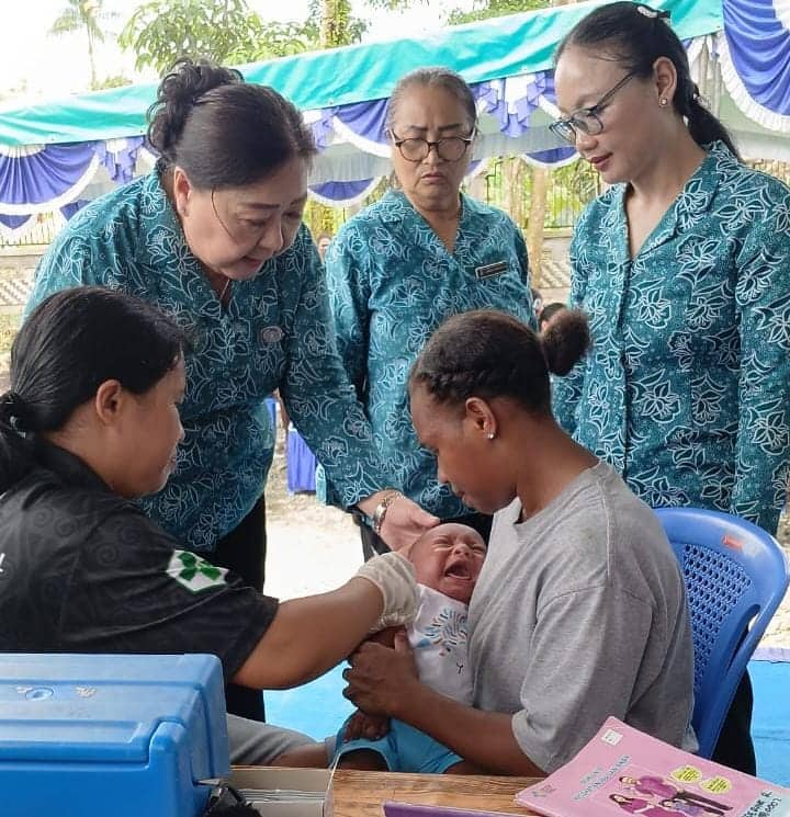 Ilustrasi berita Mimika: Ketua TP-PKK Mimika Launching Perdana Posyandu Kasih Sayang Anak di Gereja Emmanuel RT 12