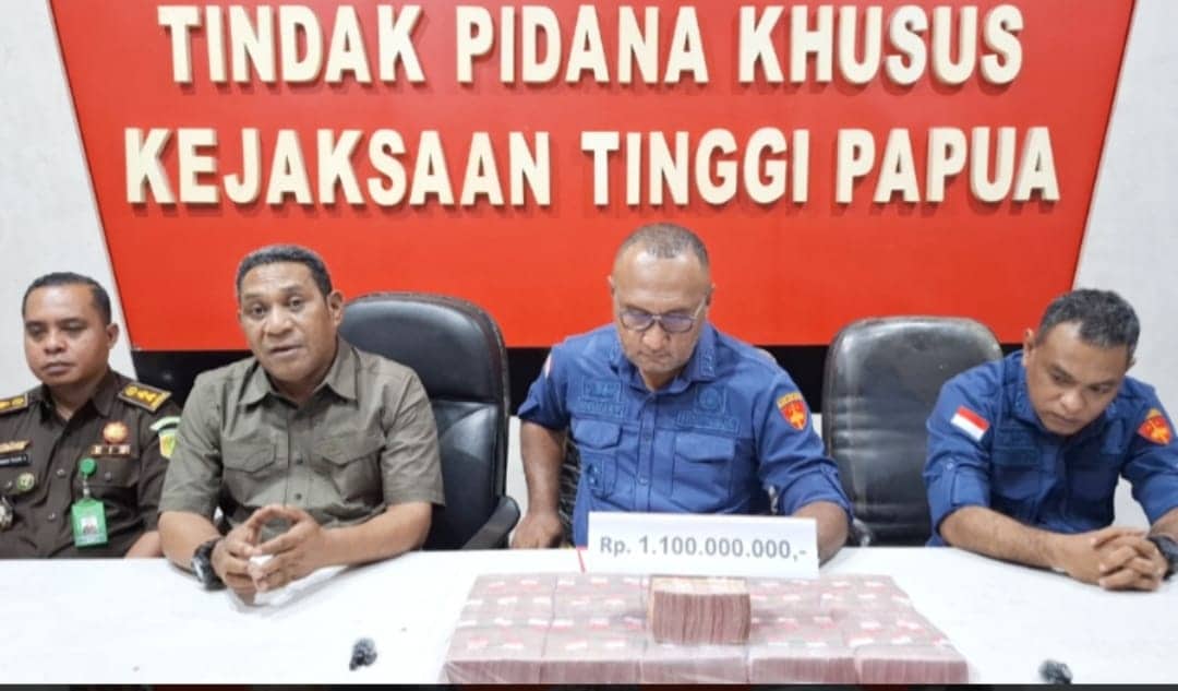 Ilustrasi berita BERITA UTAMA: Kejati Papua Sita Rp 1,1 Miliar dari Vendor PON XX, Total Pengembalian Capai Rp 23,4 Miliar