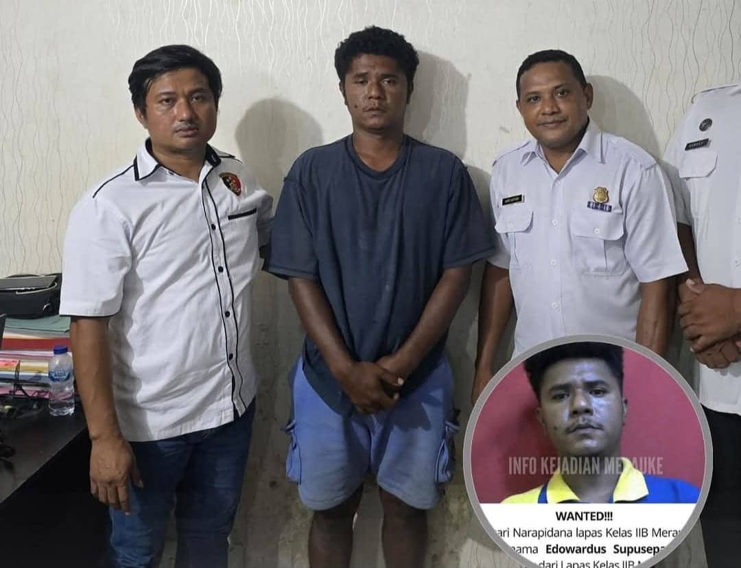Ilustrasi berita Papua: Narapidana Senpi Ilegal Ditangkap Setelah Sebulan Kabur dari Lapas Merauke