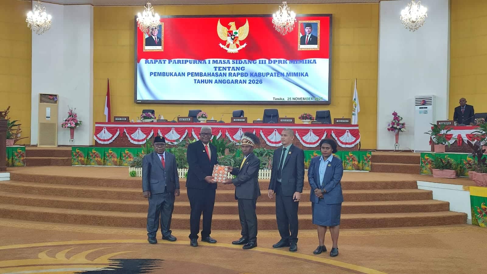 Ilustrasi berita Mimika: Diusulkan Rp 5,6 Triliun, Bupati Mimika Serahkan Dokumen RAPBD 2026 kepada DPRK Mimika
