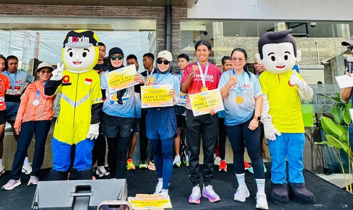 Ilustrasi berita Mimika: Timika Half Marathon 2025, Maxim Timika Dorong Semangat Sehat dan Mobilitas Cerdas di Kota Emas