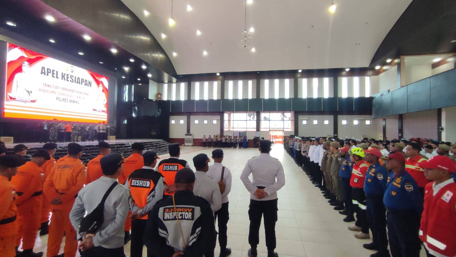 Ilustrasi berita Mimika: Polres Mimika Gelar Apel Kesiapan Tanggap Darurat Bencana Hidrometeorologi 2025