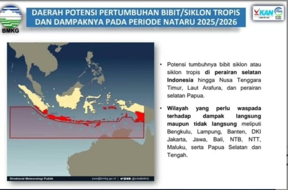 Ilustrasi berita BERITA UTAMA: Ancaman Siklon Tropis Meningkat, Timika Diminta Perkuat Mitigasi dan Kesiapsiagaan Warga