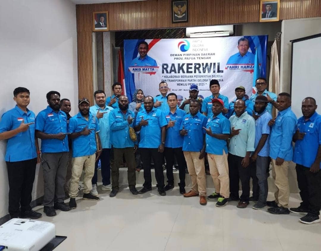 Ilustrasi berita BERITA UTAMA: Rakerwil DPW Partai Gelora Papua Tengah Resmi Dibuka Anis Matta, Abdul Rahman Ajak DPC Kerja Keras Menuju 2029