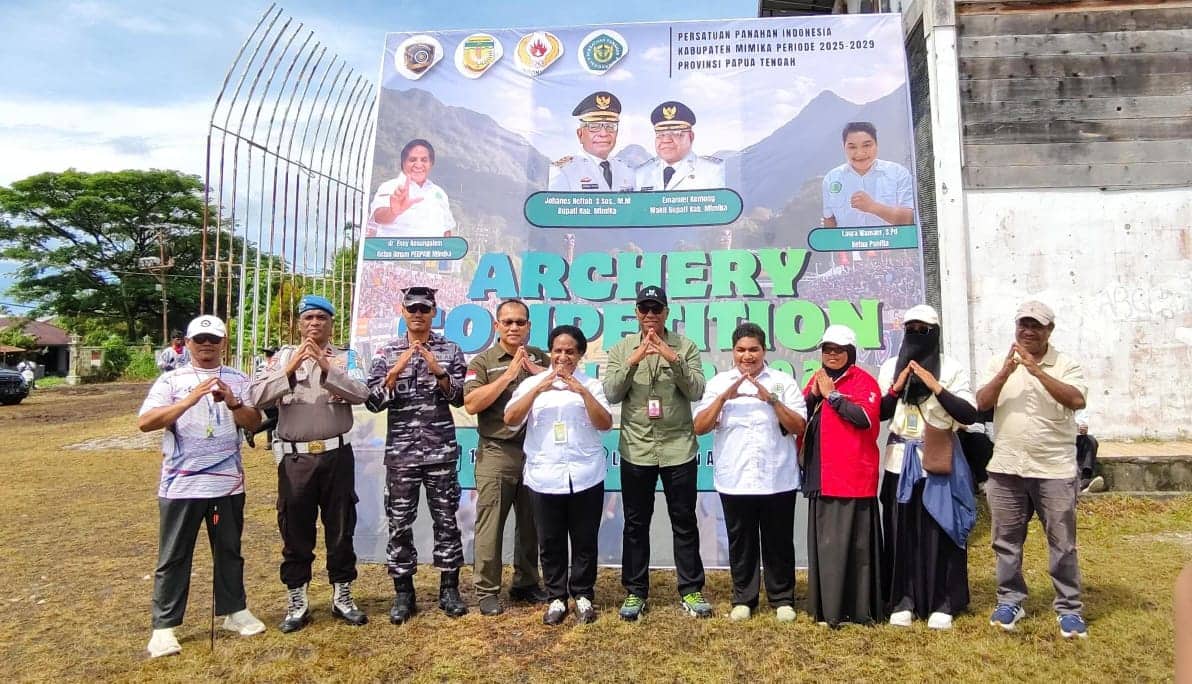 Ilustrasi berita Mimika: Perpani Mimika Gelar Archery Competition Bupati Cup 2025, Diikuti 91 Atlet dari Papua Tengah