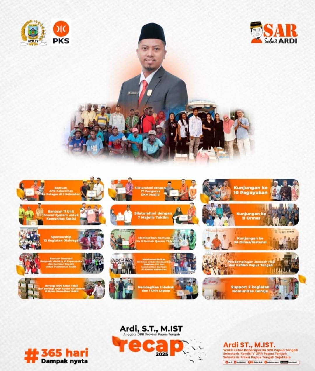 Ilustrasi berita Mimika: Dengan Program #365HariDampakNyata, Anggota DPR Papua Tengah Hadirkan Kerja Nyata Sepanjang 2025 di Mimika
