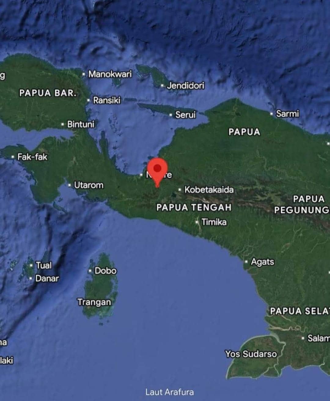 Ilustrasi berita Papua: Gempa Magnitudo 3,8 Guncang Wilayah Tenggara Nabire, Tidak Berpotensi Tsunami
