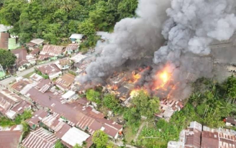 Ilustrasi berita Mimika: 22 Rumah Prajurit di Kompleks Kodam Lama Jayapura Terbakar