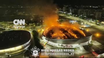Kebakaran Hebat di Velodrome Olimpiade Rio Dapat Dipadamkan