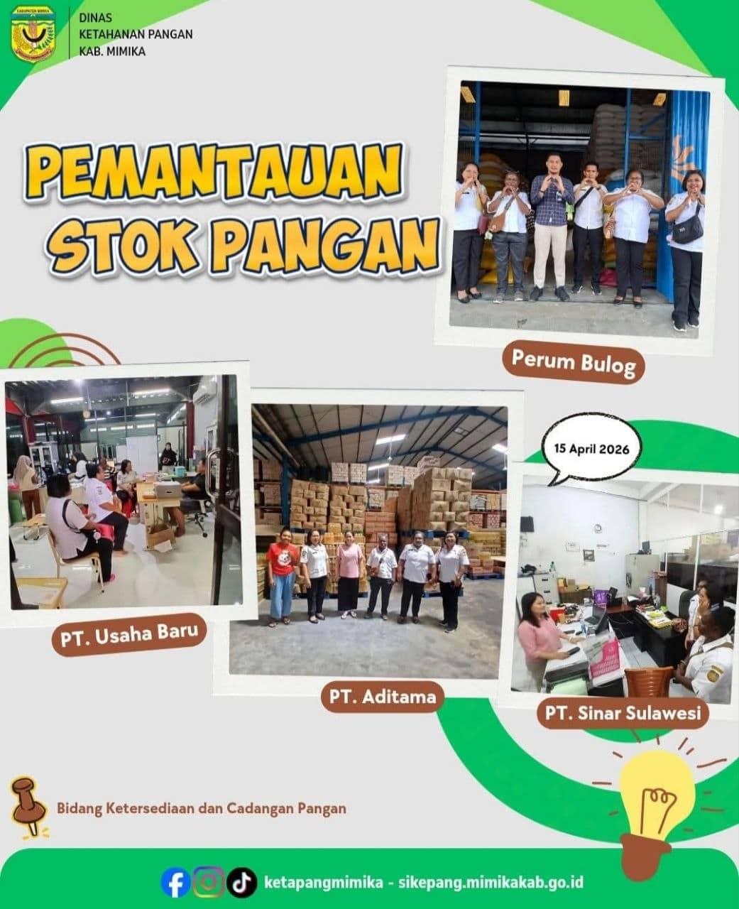 Ilustrasi berita Mimika: Dinas Ketahanan Pangan Mimika Pantau Stok Pangan di Tingkat Distributor