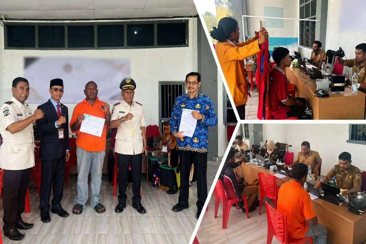 Ilustrasi berita Mimika: Pastikan Hak Sipil Terpenuhi, Disdukcapil Mimika Jemput Bola Layani Warga Binaan Lapas Timika