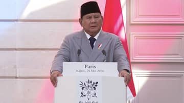 Ilustrasi berita Internasional: Prabowo Usulkan Solusi Dua Negara Saat Temui Macron di Paris