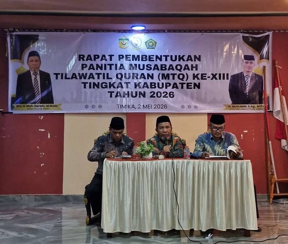 Ilustrasi berita Mimika: LPTQ Tekankan Profesionalitas Panitia, Pastikan MTQ XIII Mimika Digelar 12 Juni 2026