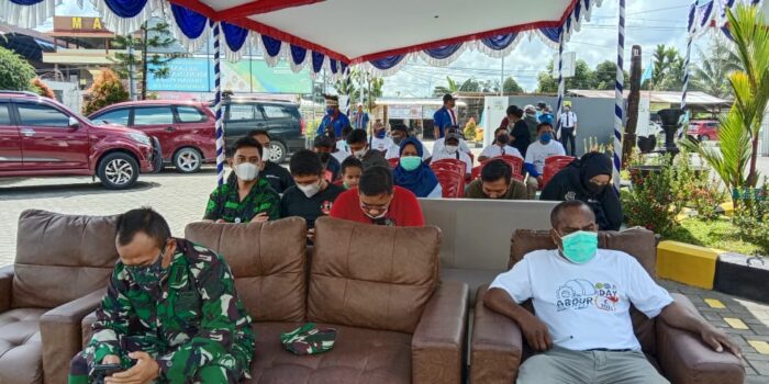 Kasdim 1710 Mimika turut hadir dalam acara May Day di Kantor BPJS Ketenagakerjaan Cabang Timika