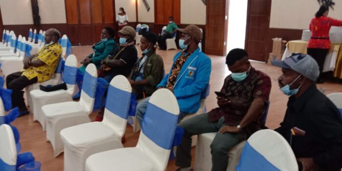 Tokoh Pemuda Kwamki Narama yang hadir dalam acara tersebut