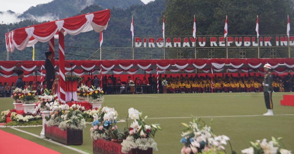Laporan Komandan Upacara kepada Inspektur Upacara