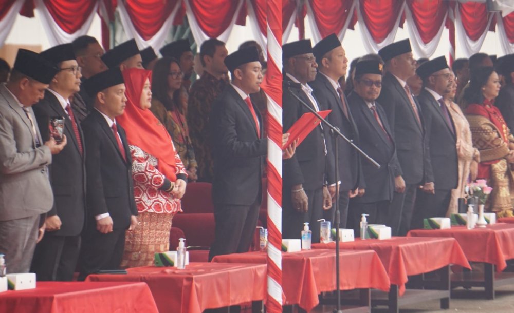 Pembacaan teks proklamasi